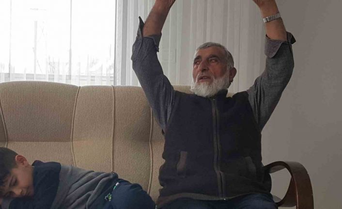 Depremi duyar duymaz yola koyulan yaşlı adam oğlu ve torunlarını 23’ncü saatte kurtardı
