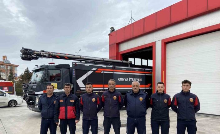 Enkaz altından 168 kişiyi kurtaran Konya itfaiye ekiplerinin bir kısmı döndü