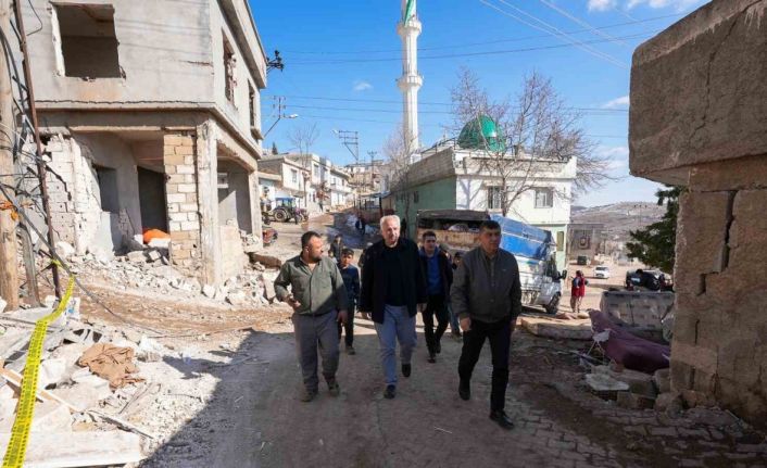 Fadıloğlu: “En kısa sürede vatandaşlarımızın kalıcı barınma noktaları tesis edilmiş olacak”