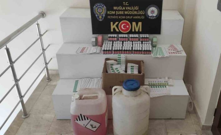 Fethiye’de sahte krem üreten kişi yakalandı