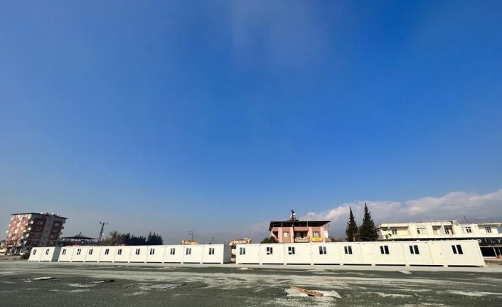 İGA İstanbul Havalimanı’nın Hatay’da kurduğu konteyner kent 8 Mart’ta açılacak