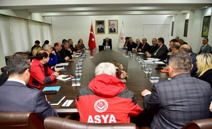 İl afet ve acil durum koordinasyon kurulu toplandı