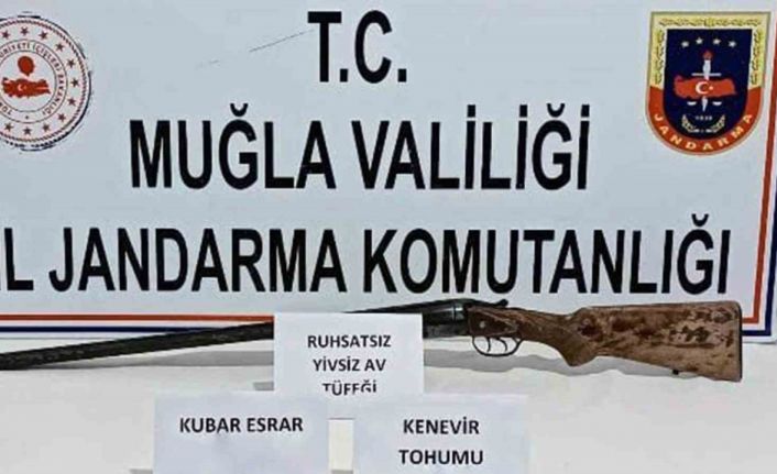 Jandarmadan Seydikemer’de uyuşturucu operasyonu