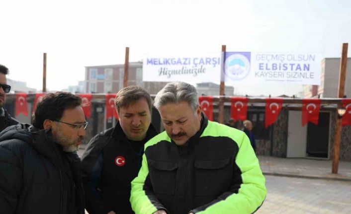 Melikgazi’nin Desteği İle Yapılan Elbistan Melikgazi Çarşı Hizmete Başladı