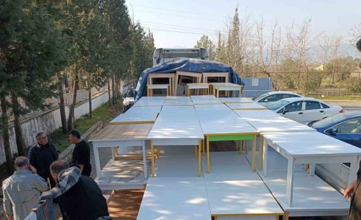 Muğla’da meslek liseleri depremzedeler için mobilya üretiyor