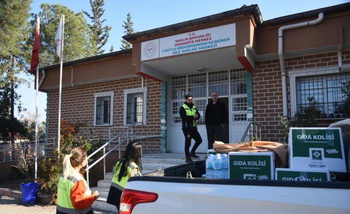 Osmaniye Belediyesi’nden aile sağlığı merkezlerine gıda ve tıbbi malzeme desteği