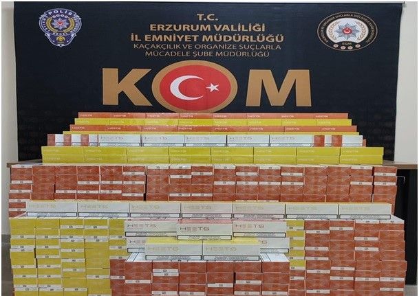 Polisten kaçak sigara operasyonu