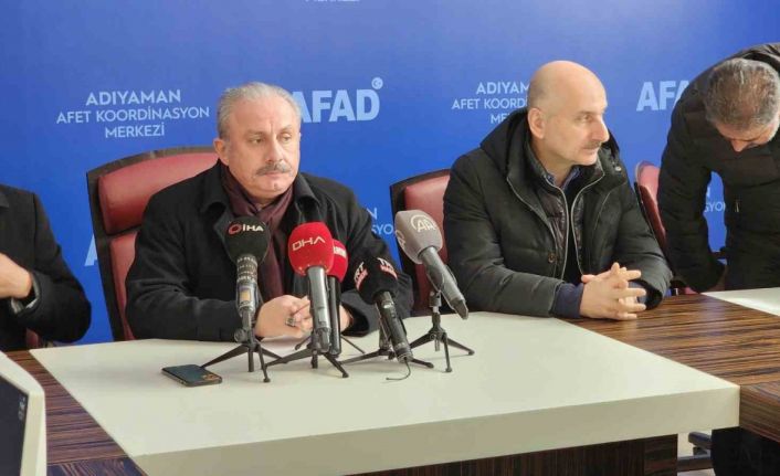 TBMM Başkanı Şentop; "Sağlam zeminlerde, sağlam binalar inşa etmek konusunda dersler çıkartmalıyız"