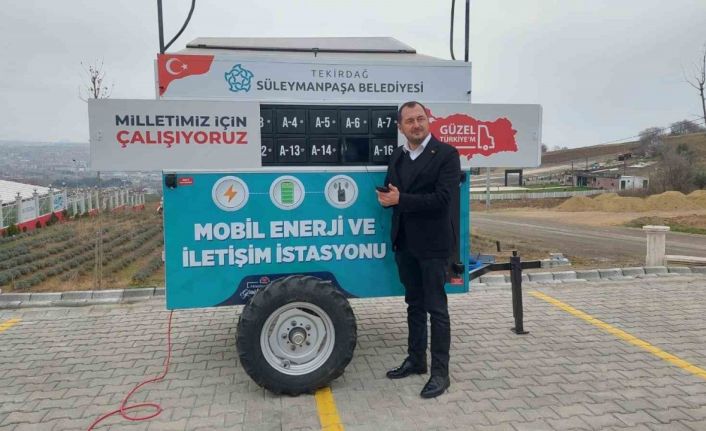 Tekirdağ’da depremzedeler için mobil enerji ve iletişim aracı üretildi