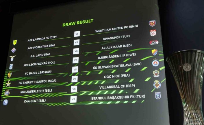 UEFA Avrupa Konferans Ligi’nde Başakşehir ve Sivasspor’un rakipleri belli oldu