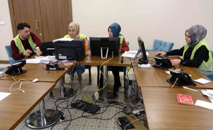 Yozgat Belediyesi Deprem Koordinasyon Merkezi’ne 6 binden fazla çağrı geldi