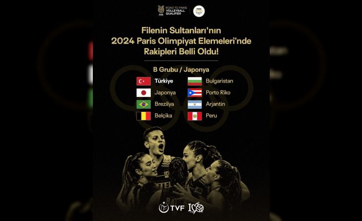 A Milli Kadın Voleybol Takımı, 2024 Paris Olimpiyat Elemeleri’nde B Grubu’nda Japonya, Brezilya, Belçika, Bulgaristan, Porto Riko, Arjantin ve Peru ile 16-24 Eylül tarihleri arasında karşılaşacak.
