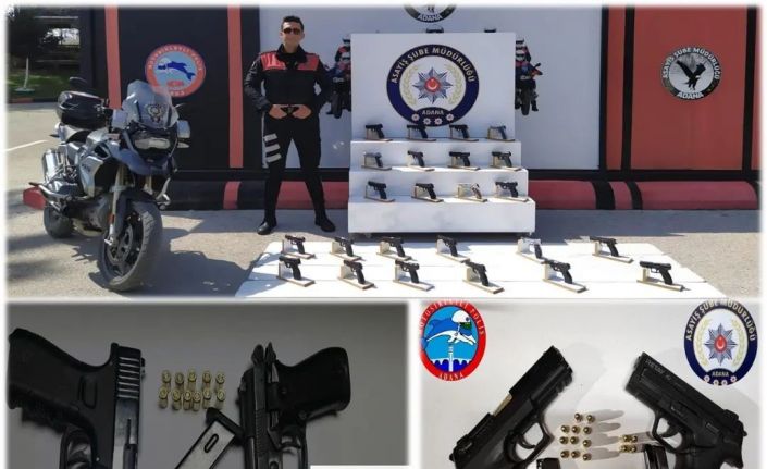 Adana polisinden şok uygulama: 231 şahıs yakalandı 92 silah ele geçirildi