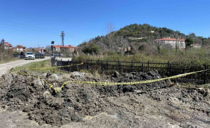 Amasra’da sit alanında iş makinesiyle kaçak kazı yapan 4 kişi yakalandı