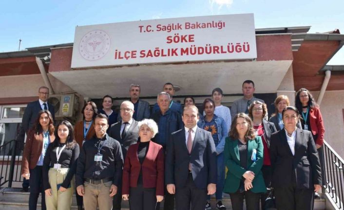 Aydın İl Sağlık Müdürü Dr. Eser Şenkul, Söke’de sağlık kurumlarını gezdi