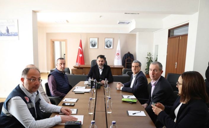 Bakan Kurum, Dünya Bankası ve AB Türkiye Delegasyonu heyetlerini kabul etti