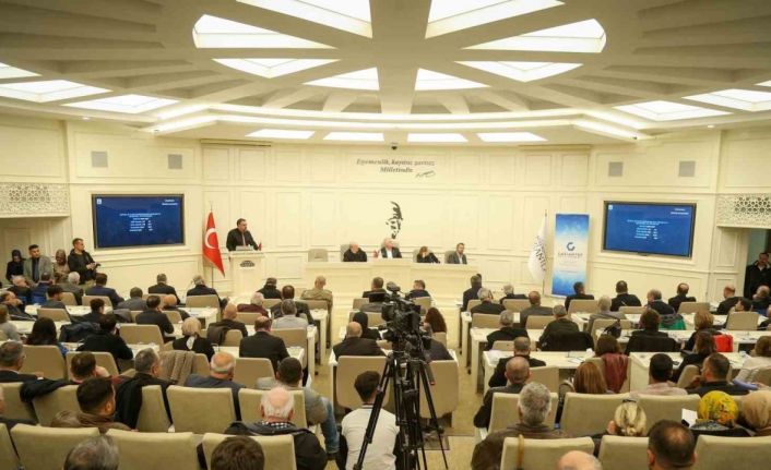 Başkan Şahin, Gaziantep Kent Konseyi 7’nci olağan genel kurul toplantısında konuştu