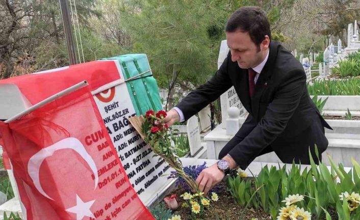 Batman’da 18 Mart Şehitleri Anma Gününde şehit aileleri ve şehit kabirleri ziyaret edildi