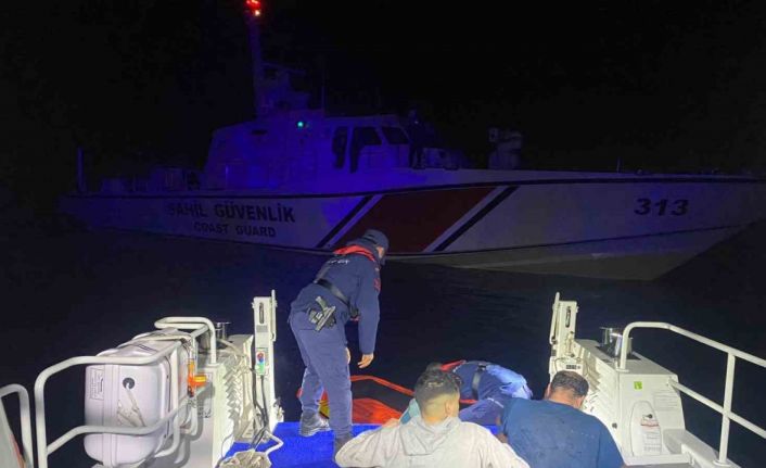 Bodrum’da 13 düzensiz göçmen kurtarıldı