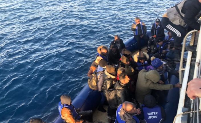 Bodrum’da 31 düzensiz göçmen kurtarıldı