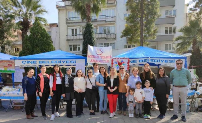 Çine’de depremzede öğrenciler için hayır panayırı düzenlendi