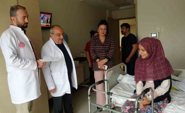 Deprem bölgesinden Siirt’e getirilen yaralılar tedavi ediliyor