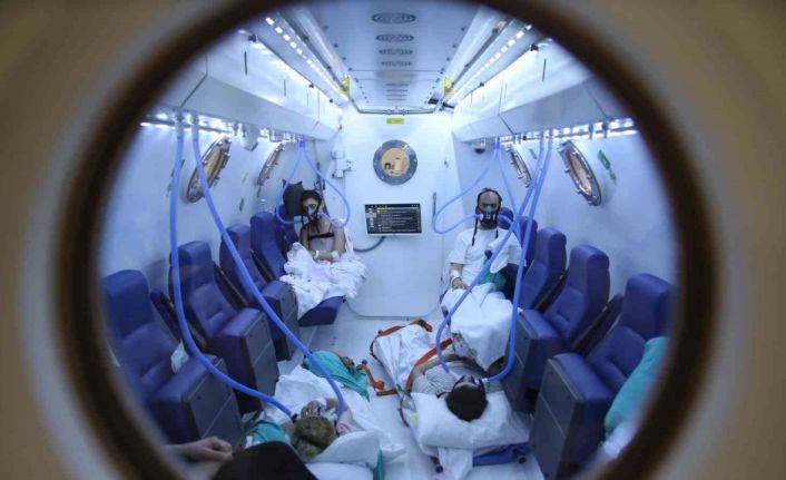 Depremde yaralananlar, Hiperbarik tedaviyle hayata tutundu