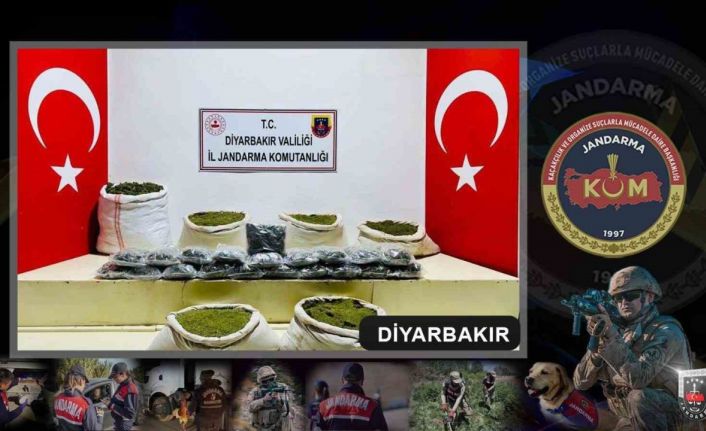 Diyarbakır’da 114 kilo uyuşturucu ele geçirildi
