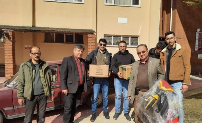 DPÜ Tavşanlı Meslek Yüksek Okulu’ndan deprem bölgesine yardım
