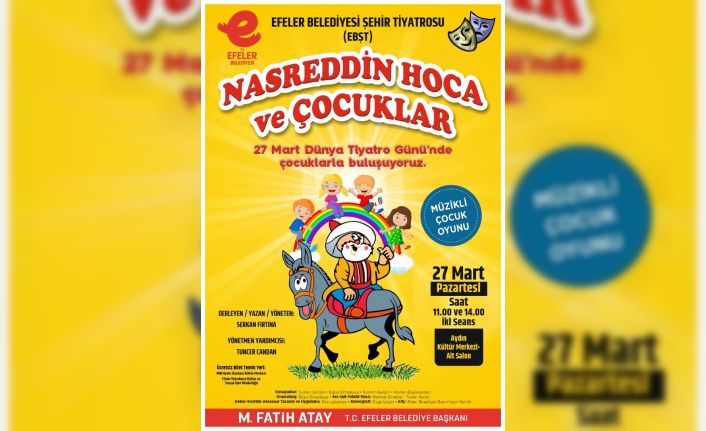 Efeler Belediyesi Şehir Tiyatrosu’ndan iki oyun birden