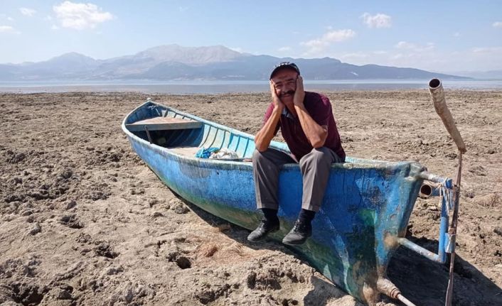 Eğirdir Gölü’nün su kotu gözle görülür şekilde düştü