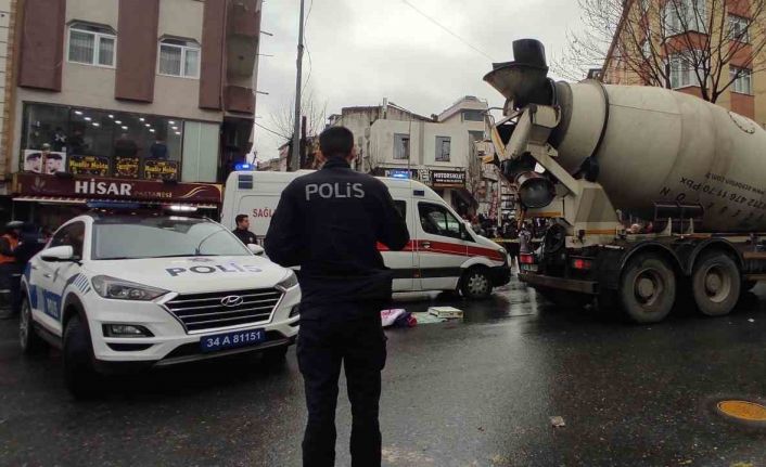 Gaziosmanpaşa’da genç anne beton mikserinin altında can verdi, 2 çocuğu kurtuldu