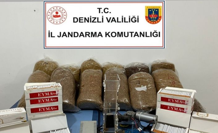 Jandarmadan kaçak tütün operasyonu
