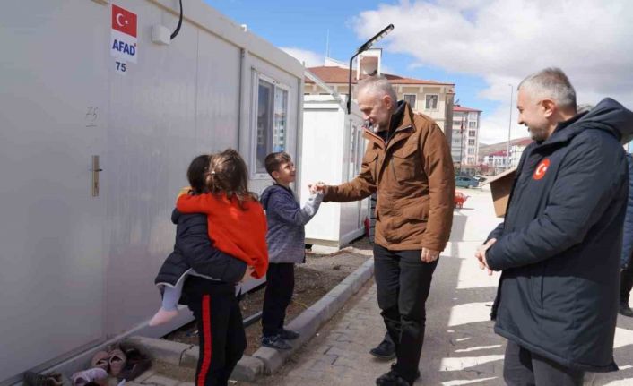 Kahramanmaraş Afşin’de konteynerkentte yaşam başladı