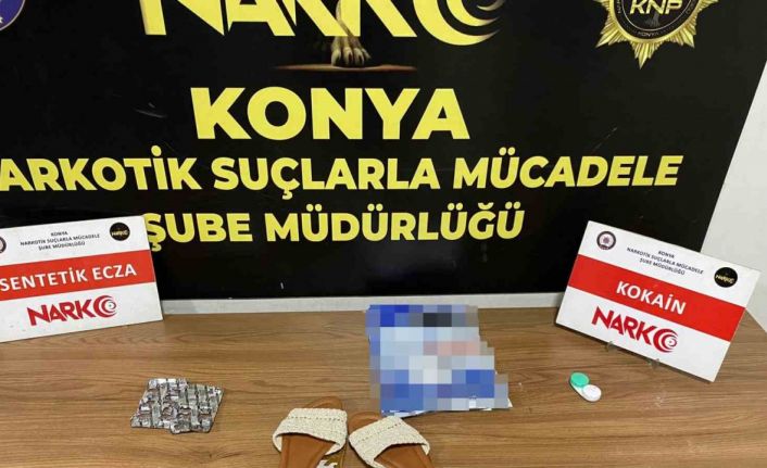 Kargoyla gelen terlikten kokain çıktı