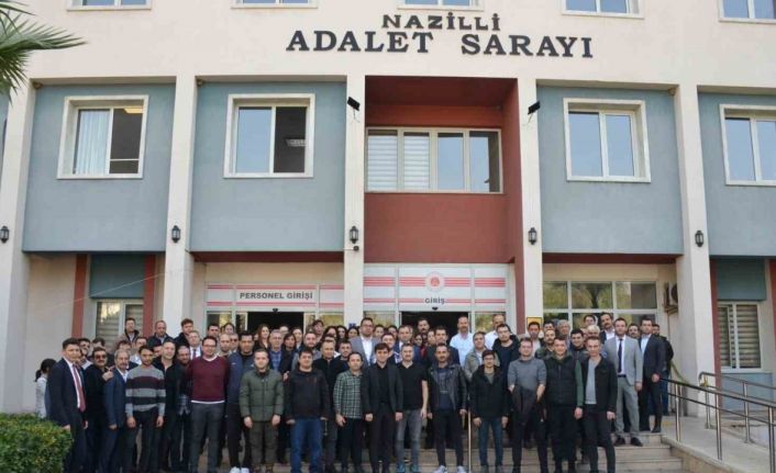 Nazilli Adliyesi’nden deprem bölgesine 15 zabıt katibi gönderildi