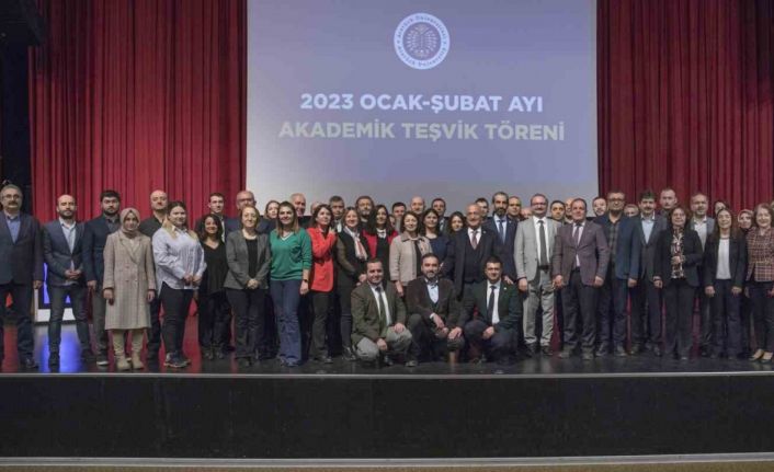 Ocak ve Şubat ayı akademik teşvik ve ödül töreni düzenlendi