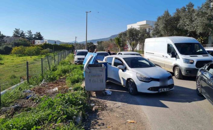 Polisten kaçarken kaza yaptı, kovalamaca sonucu yakalandı