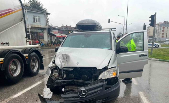 Samsun’da trafik kazası: 2 yaralı