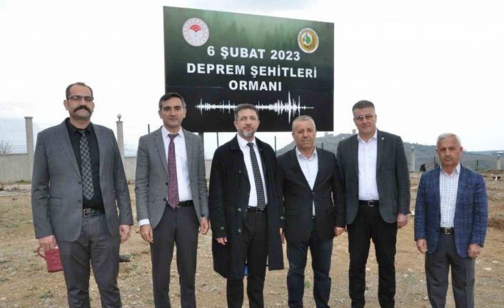 Şırnak Üniversitesinde “6 Şubat 2023 Deprem Şehitleri Ormanı” kuruldu