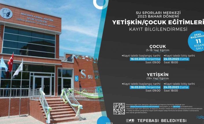 Su Sporları Merkezi Bahar Dönemi kayıtları başlıyor