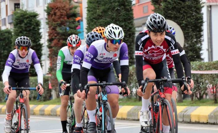 Trabzon’da bisiklet yarışları heyecanı yaşandı