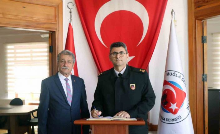 Tuğgeneral Gemalmaz’dan Muğla Şehit Aileleri Derneği’ne hayırlı olsun ziyareti