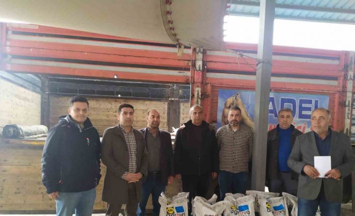 Üreticilere soya tohumu dağıtıldı