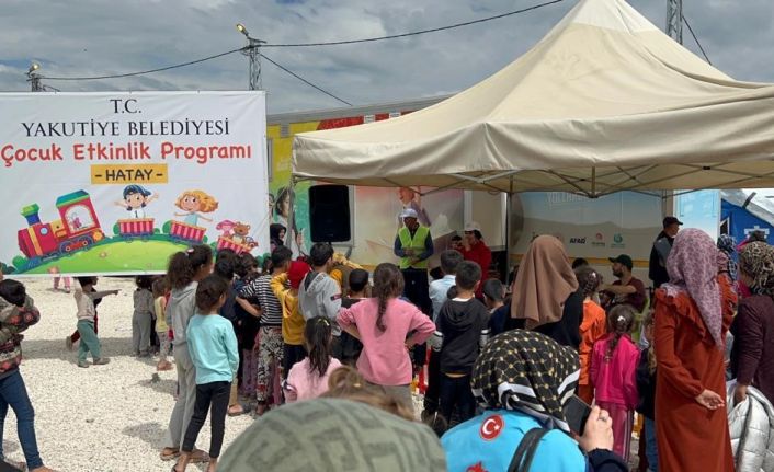 Yakutiye Belediyesi’nden Hatay’da ’Çocuk Etkinlik Programı’