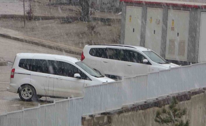 Yüksekova’da kar yağışı