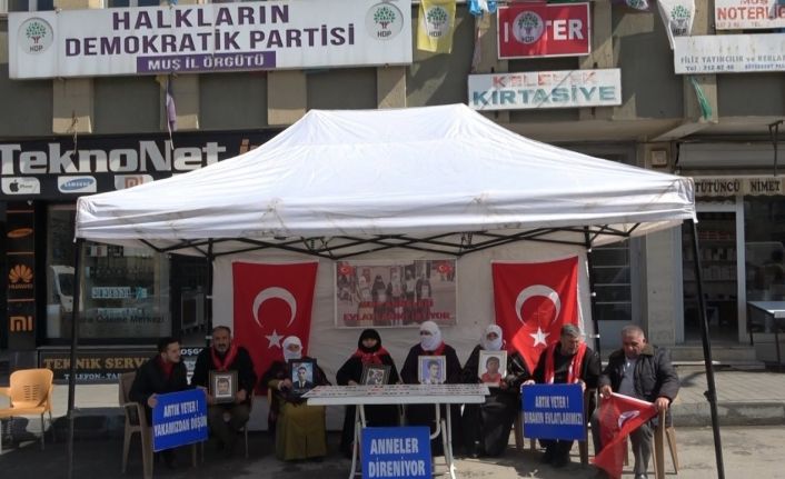 Yüreği yanık aileler eylemlerine devam etti