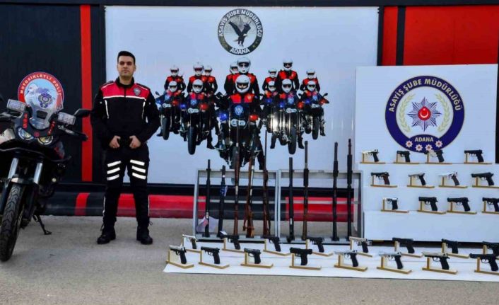 Adana’da şok uygulamalar: 104 adet silah ele geçirildi