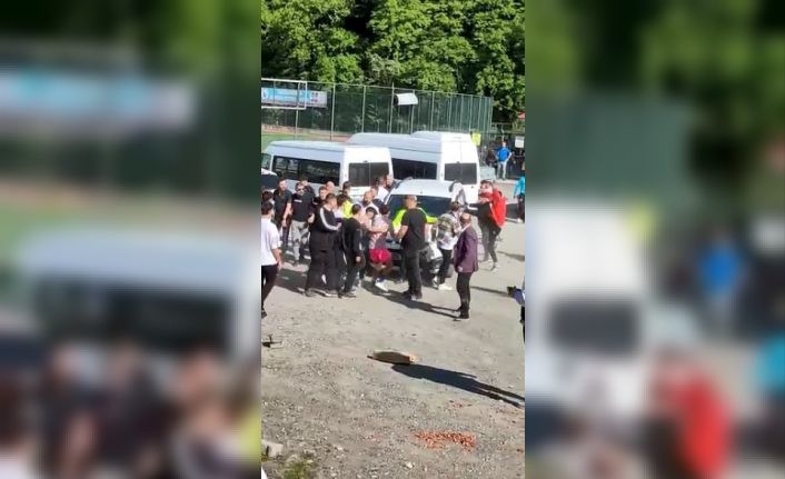 Amatör maçta kavga çıktı, polis tarafları havaya ateş ederek ayırdı