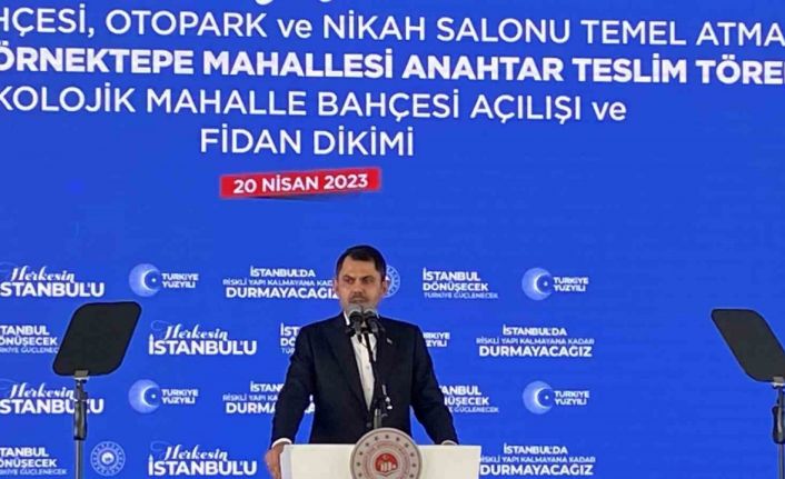 Bakan Kurum: "1.5 milyon konutluk Büyük İstanbul Dönüşümünde ilk temellerimizi yarın atıyoruz"